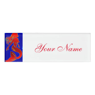 Badge D'identification sirène rouge de goupille-
