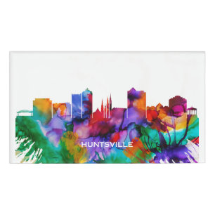 Badge D'identification Skyline de Huntsville