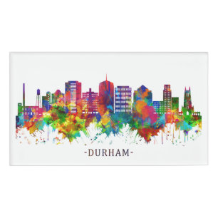 Badge D'identification Skyline Durham Caroline du Nord
