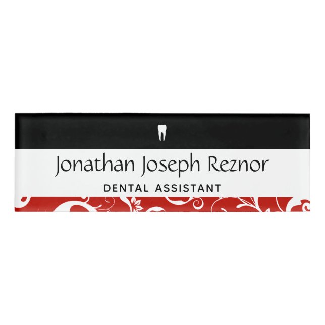 Badge D'identification Staff pro Damask (Devant)
