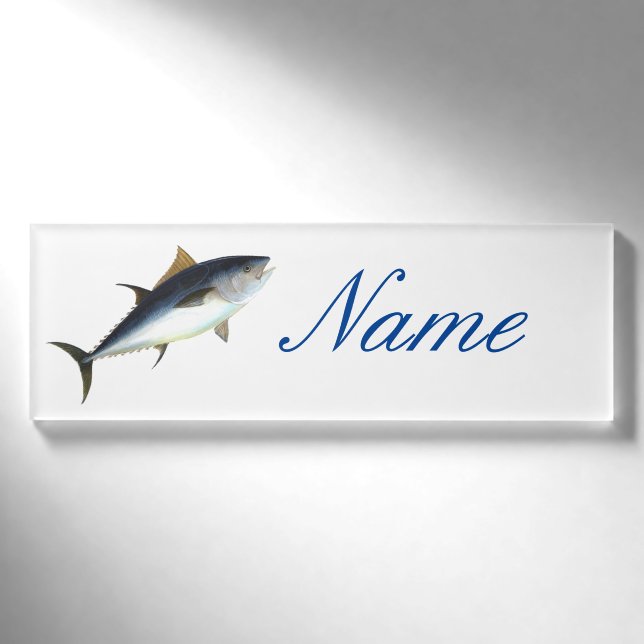 Badge D'identification Style Thon Bigeye Thunder_Cove (Devant)