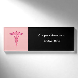 Badge D'identification Thème d'oncologie Médicale Nom du personnel Bali