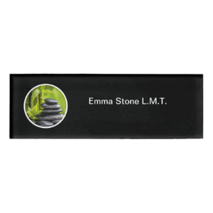 Badge D'identification Thérapeute de massage agréé Simple Modern