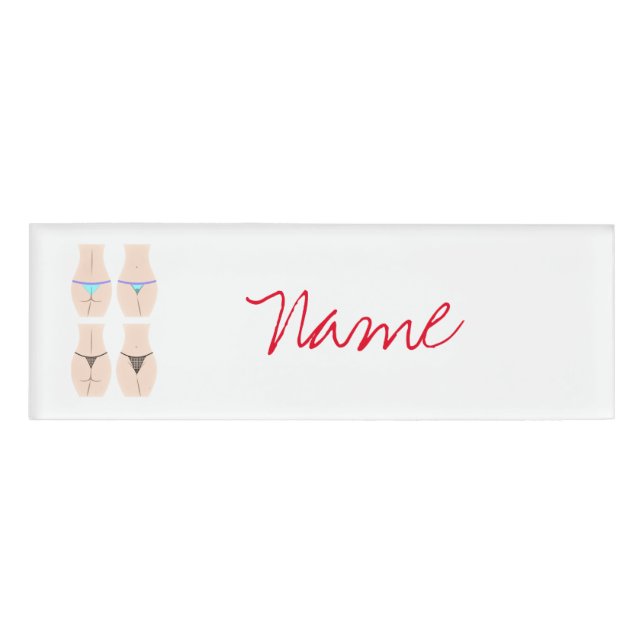 Badge D'identification Thong Panty Thunder_Cove (Devant)