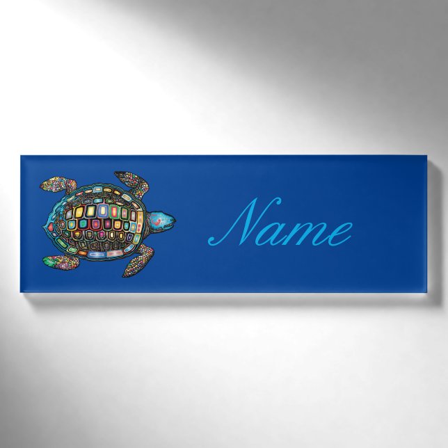 Badge D'identification Thunder_Cove de la tortue de mer (Devant)