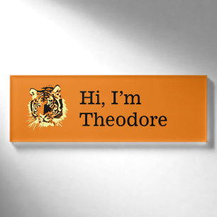 Badge D'identification Tigre de tigre de tigre