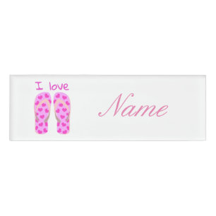 Badge D'identification Tonnerre rose-tongs Thunder_Cove