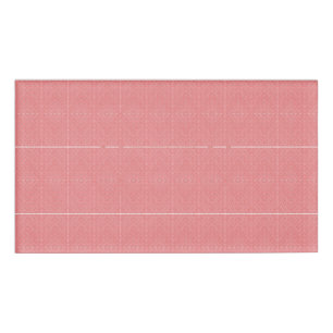 Badge D'identification un arrière - plan rose avec un motif au milieu_