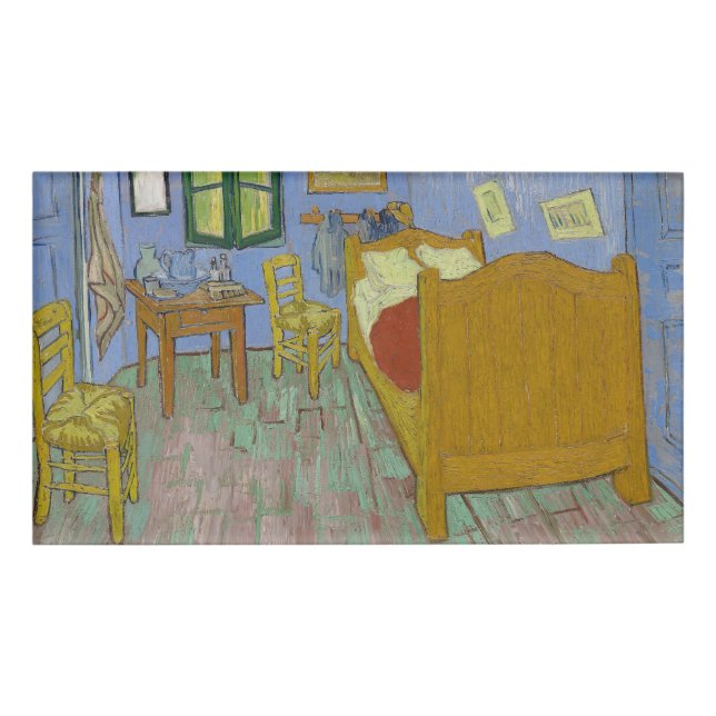 Badge D'identification Vincent Van Gogh La Chambre (Devant)