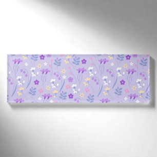 Badge D'identification violet, lavande, mignonne, floral, rose, violet, m