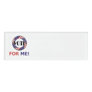 Badge D'identification Vote de PIÈCE EN T pour moi