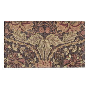Badge D'identification William Morris Honeysuckle Classic English Art