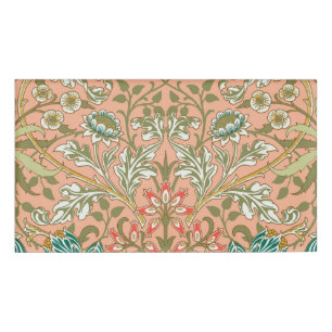 Badge D'identification William Morris Hyacinth Flower Rose Art