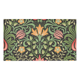 Badge D'identification William Morris Persian Floral Antique