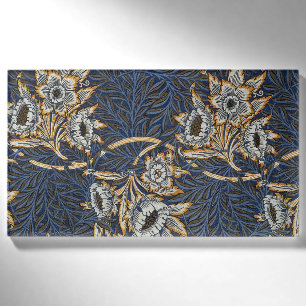 Badge D'identification William Morris Tulip Willow Blue Motif