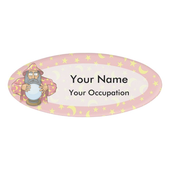 Badge D'identification Wizard (Devant)