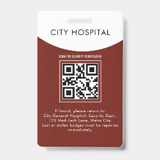 Badge d'identité médicale – Carte d'accès à la séc