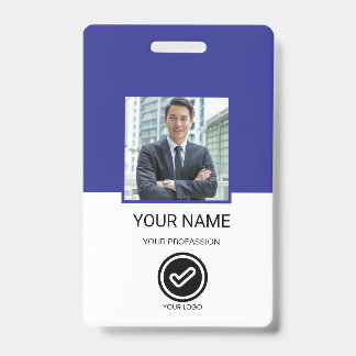 Badge d'identité personnalisé pour employé
