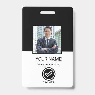 Badge d'identité personnalisé pour les employés