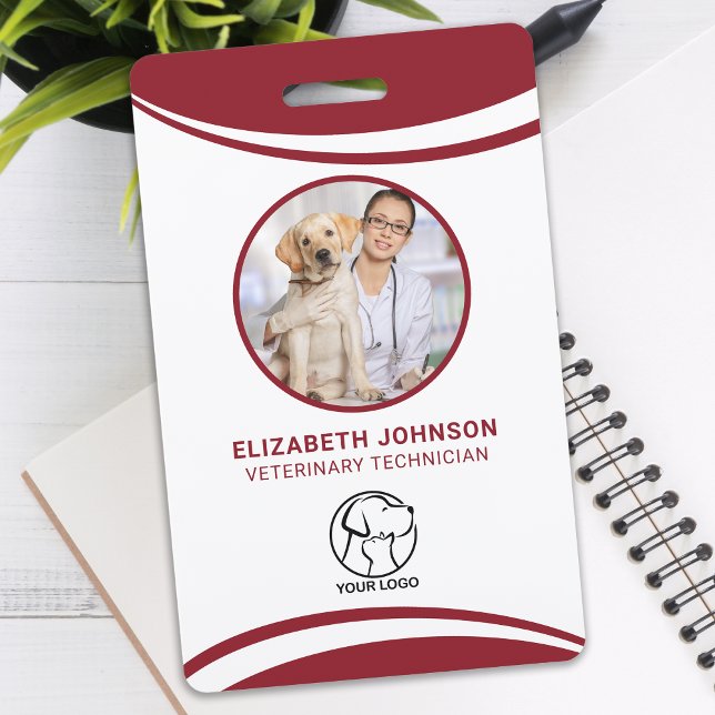 Badge d'identité photo de l'employé de l'hôpital (Créateur téléchargé)