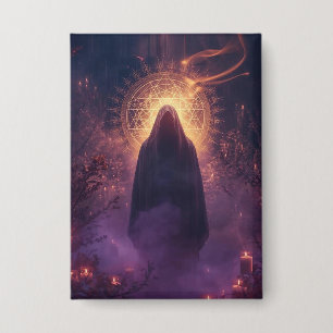Badge Divine Obscurité – La Présence Sacrée d'Halloween