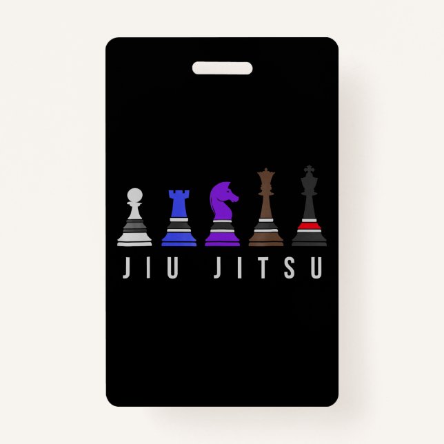 Badge djiu jitsu    entraînement, cadeau bjj avec texte. (Devant)