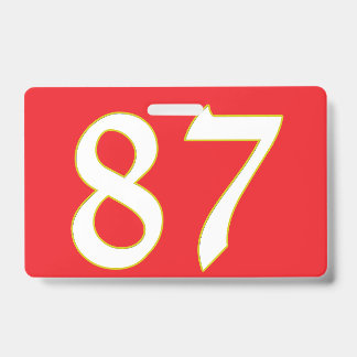 Badge don drôle pour tous les fans joueur ont le numéro 