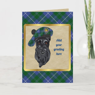 Badge Douglas & Carte Tartan personnalisée