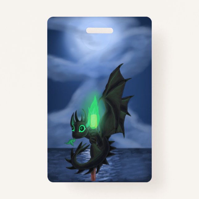 Badge Dragon de nuit (Devant)