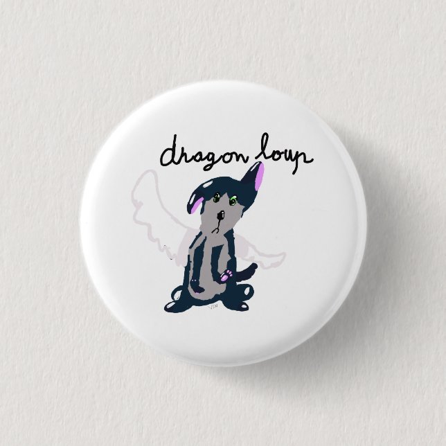 Badge Dragon Loup (Devant)