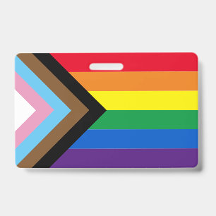 Badge Drapeau arc-en-ciel de la fierté gay de la diversi