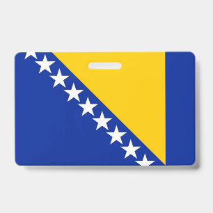 Badge Drapeau de Bosnie-Herzégovine