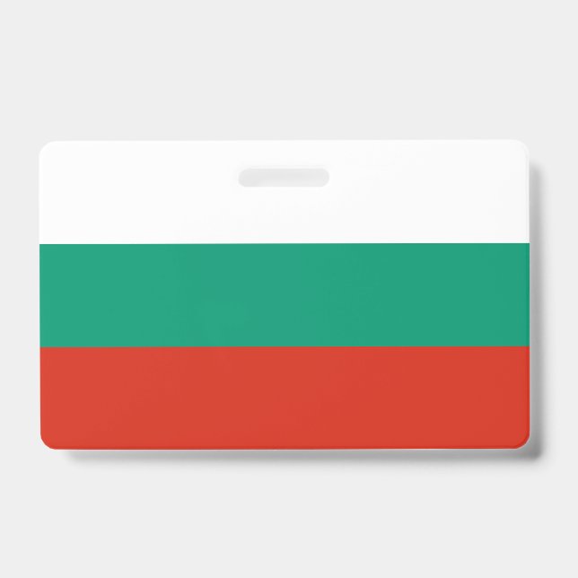 Badge Drapeau de Bulgarie (Avant)