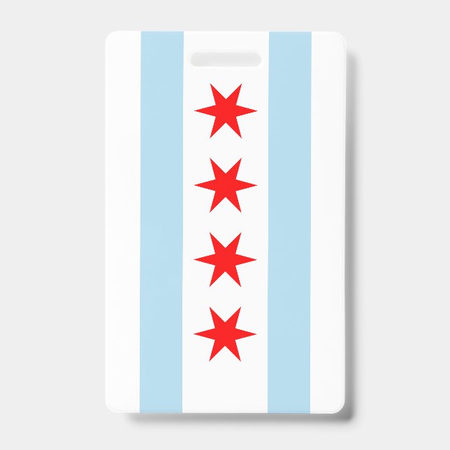 Badge Drapeau de Chicago (Avant)