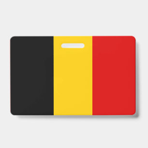 Badge drapeau de la Belgique