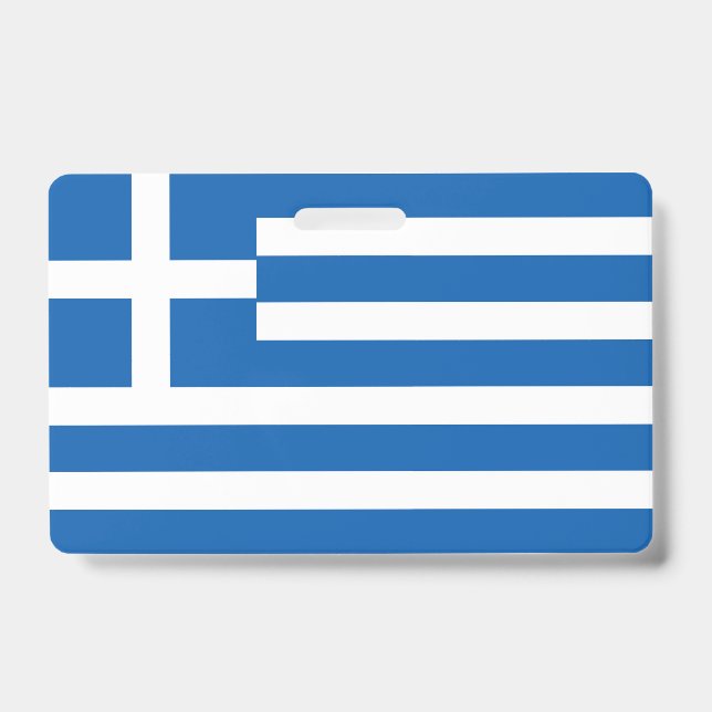 Badge Drapeau de la Grèce (Avant)