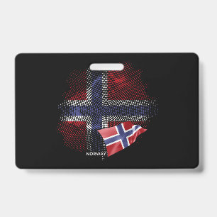 Badge Drapeau de la Norvège