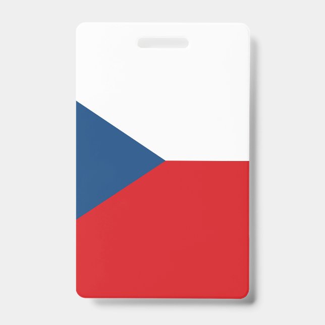 Badge Drapeau de la République tchèque (Avant)