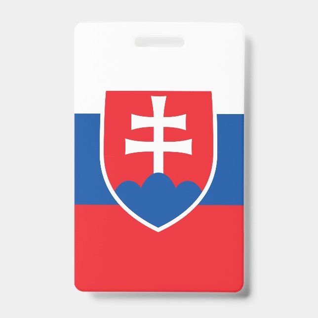 Badge Drapeau de la Slovaquie (Avant)