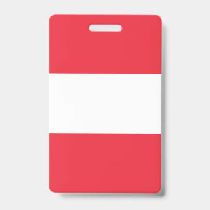 Badge Drapeau de l'Autriche