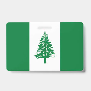 Badge Drapeau de l'île Norfolk