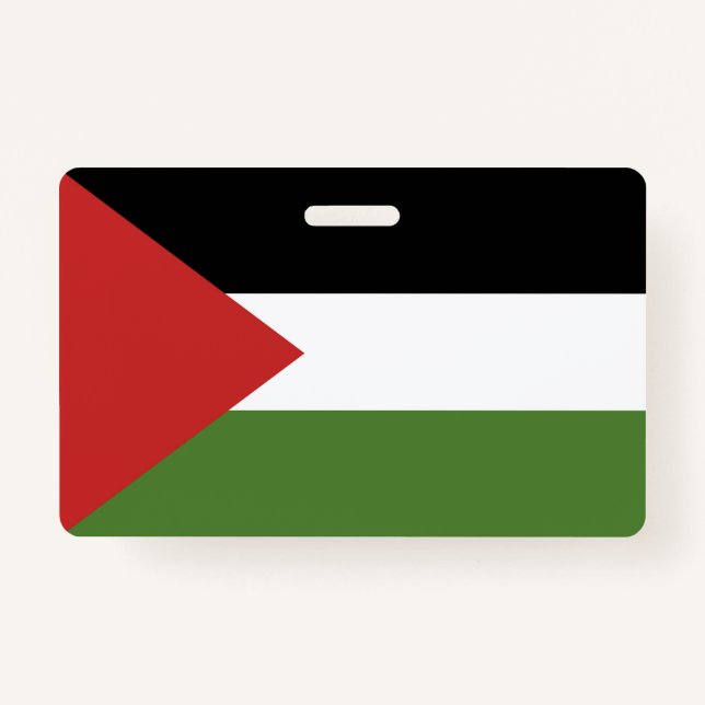 Badge Drapeau de Palestine (Devant)