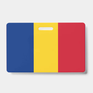 Badge Drapeau de Roumanie