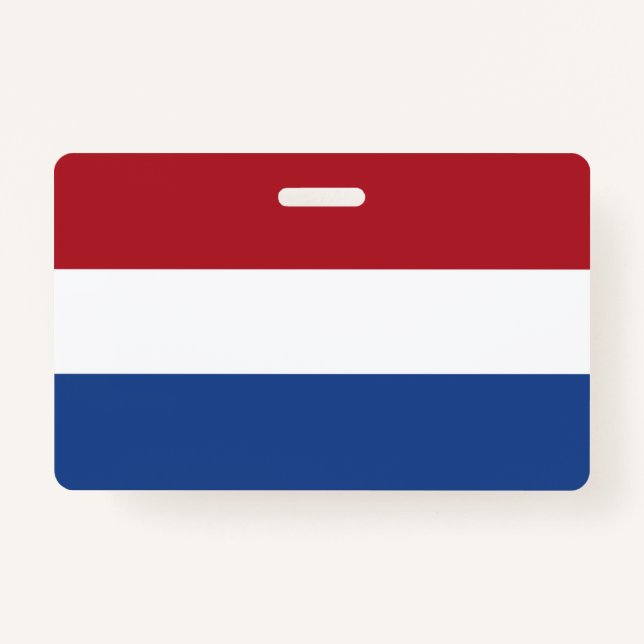 Badge Drapeau des Pays-Bas (Devant)