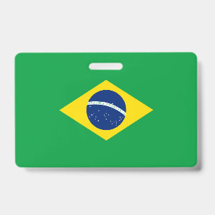 Badge Drapeau du Brésil
