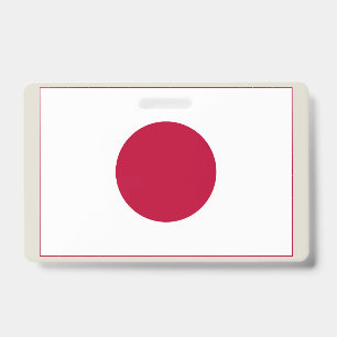 Badge Drapeau du Japon : Hinomaru, Nisshōki, Soleil leva