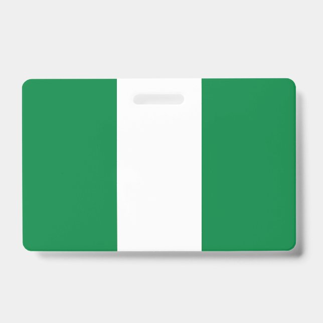 Badge Drapeau du Nigeria (Front)
