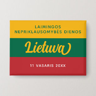 Badge Drapeau national de la fête de l'indépendance de l