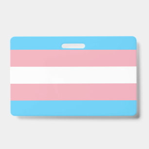 Badge Drapeau transgenre