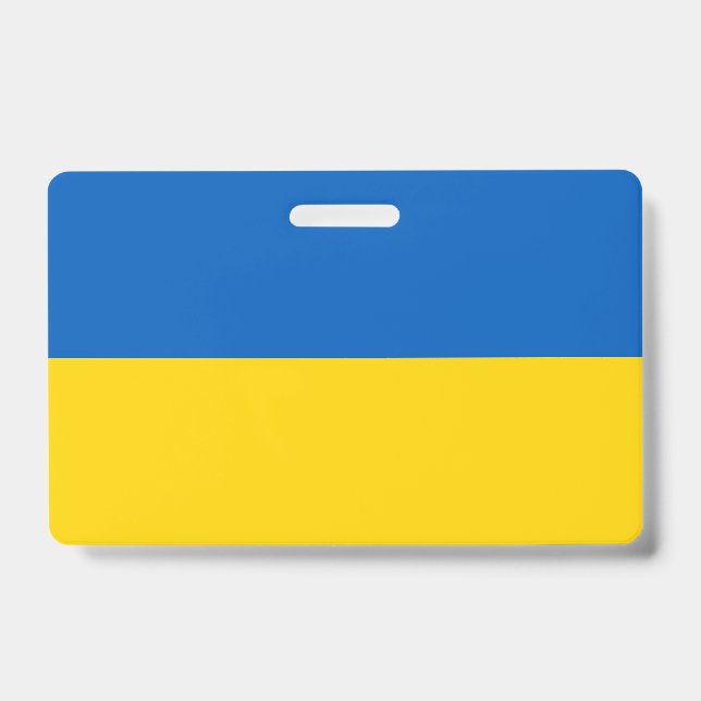 Badge Drapeau ukrainien (Avant)